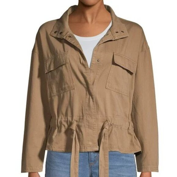 TIME AND TRU BROWN UTILITY JACKET GREAT CONDITION - Picture 3 of 15